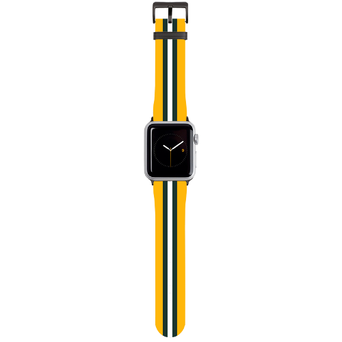 Green Bay Helmet Stripe Apple Watch Band