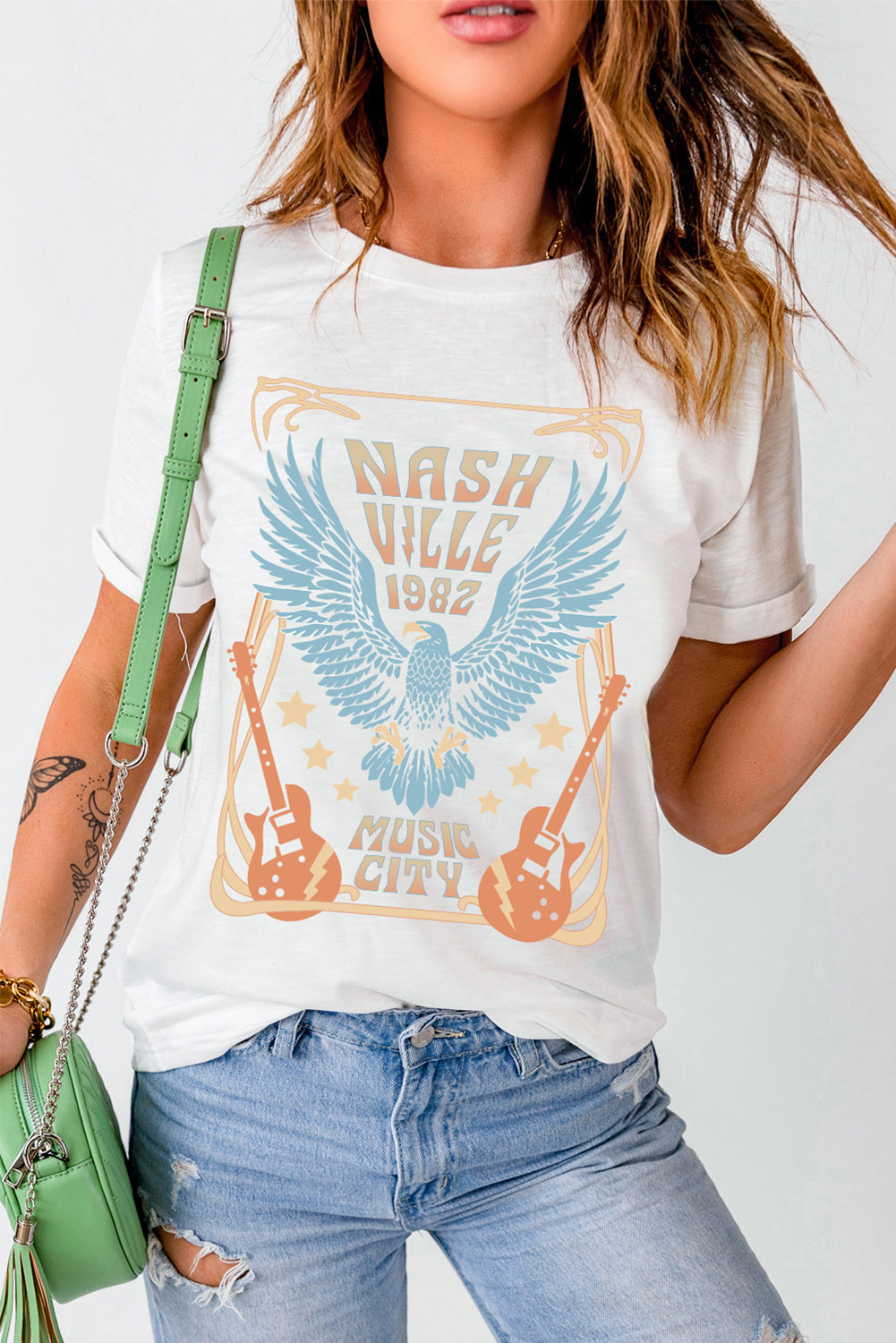 NASHVILLE 1982 MUSIC CITY Short-Sleeve Tee