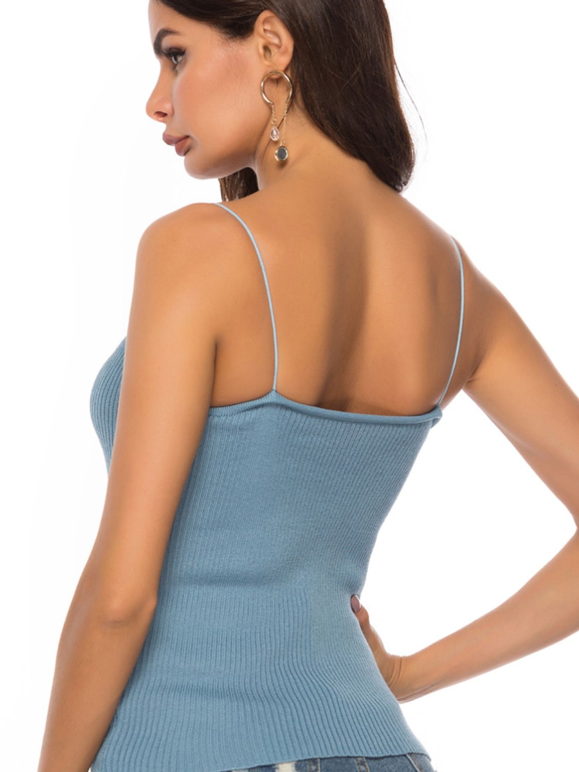 Sweetheart Neck Knit Cami
