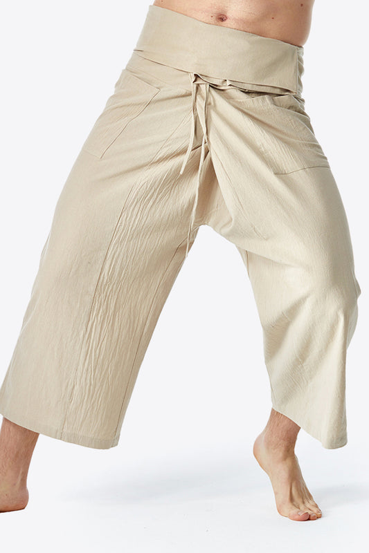 Waist Detail Wide Leg Pants with Pockets