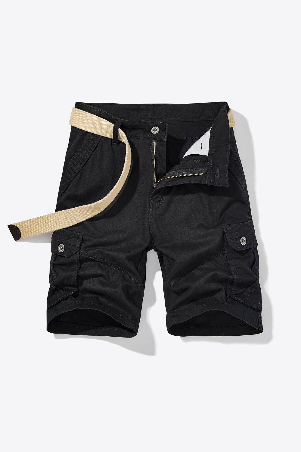 Belted Cargo Shorts