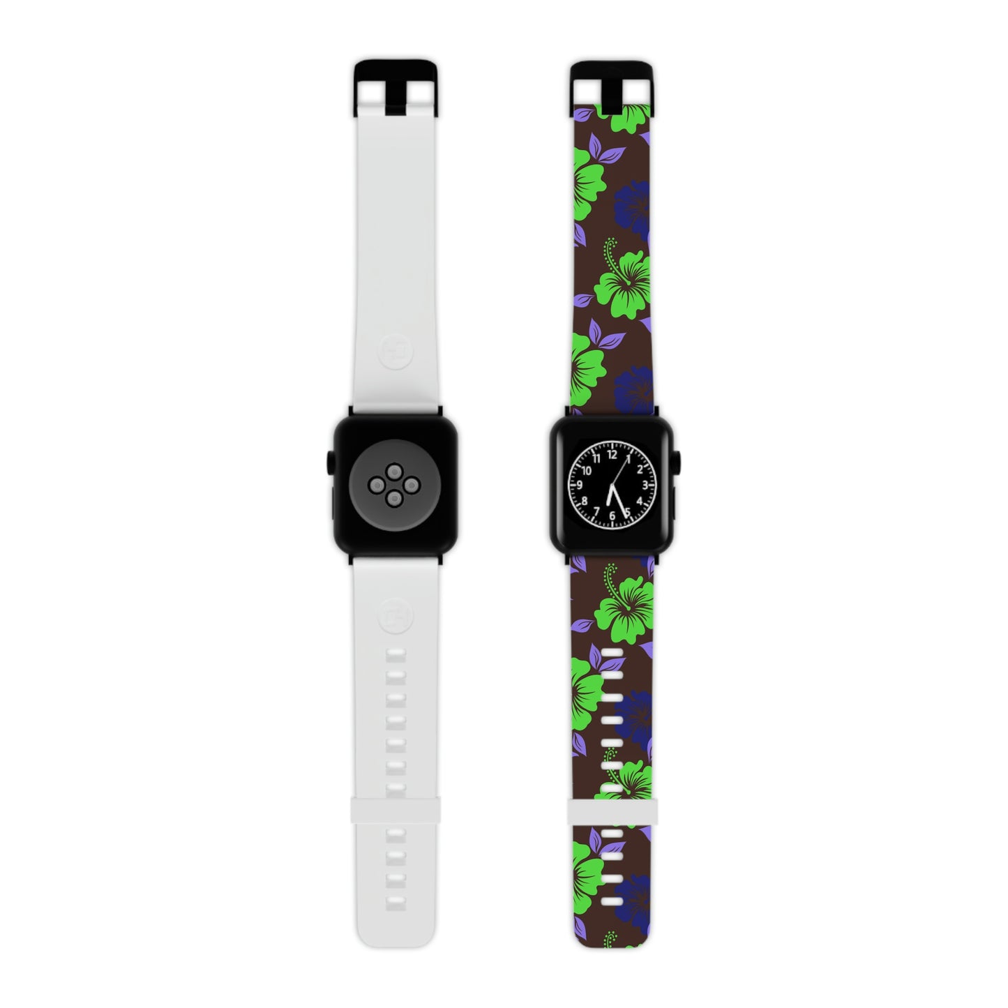 Brown Tropical Thermo Elastomer Watch Band for Apple Watch