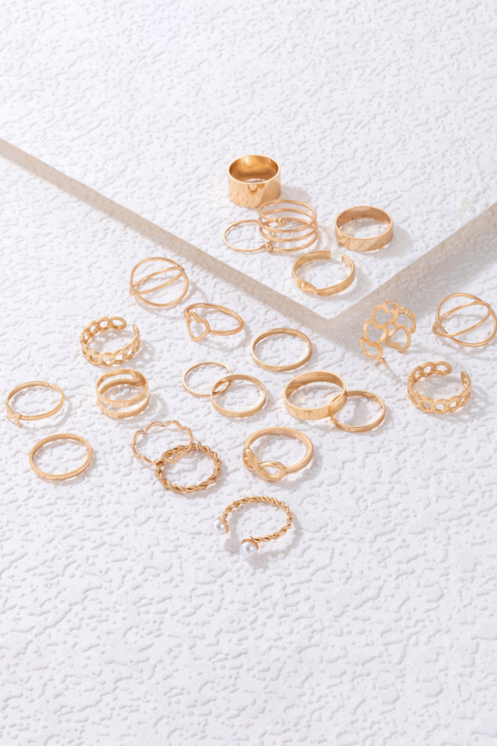 Get What You Need Zinc Alloy Ring Set