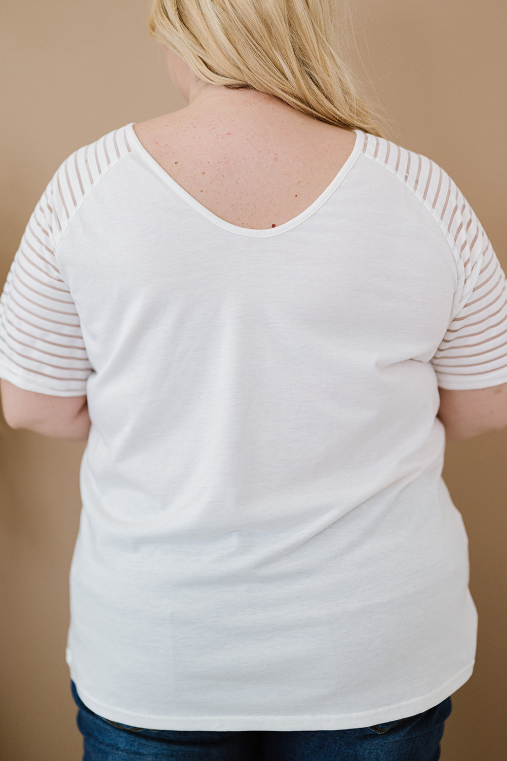 Plus Size HUNNY BUNNY Graphic Striped Tee