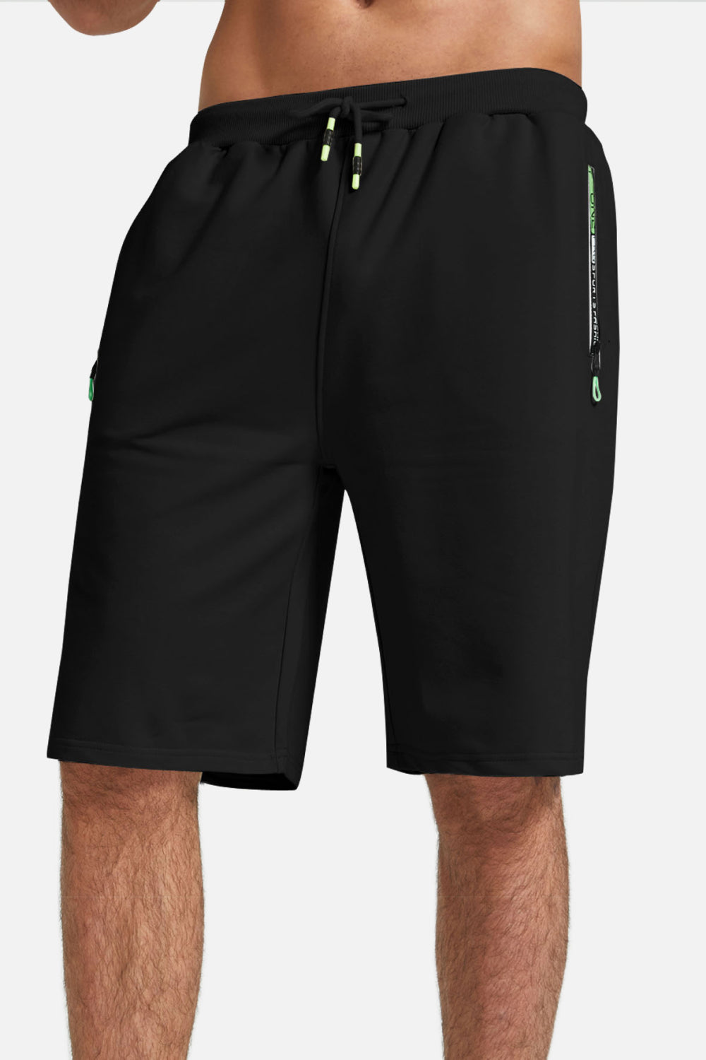 Contrast Drawstring Waist Shorts