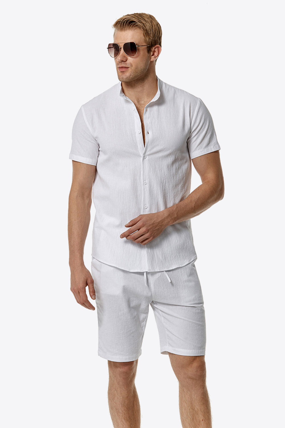 Short Sleeve Shirt and Shorts Set