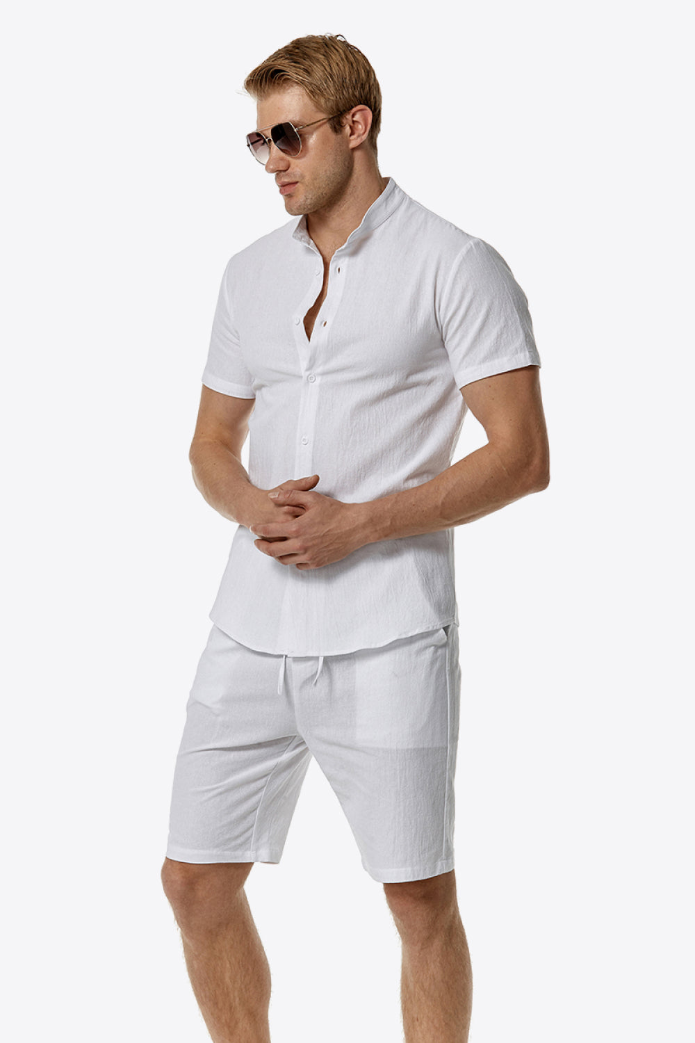 Short Sleeve Shirt and Shorts Set