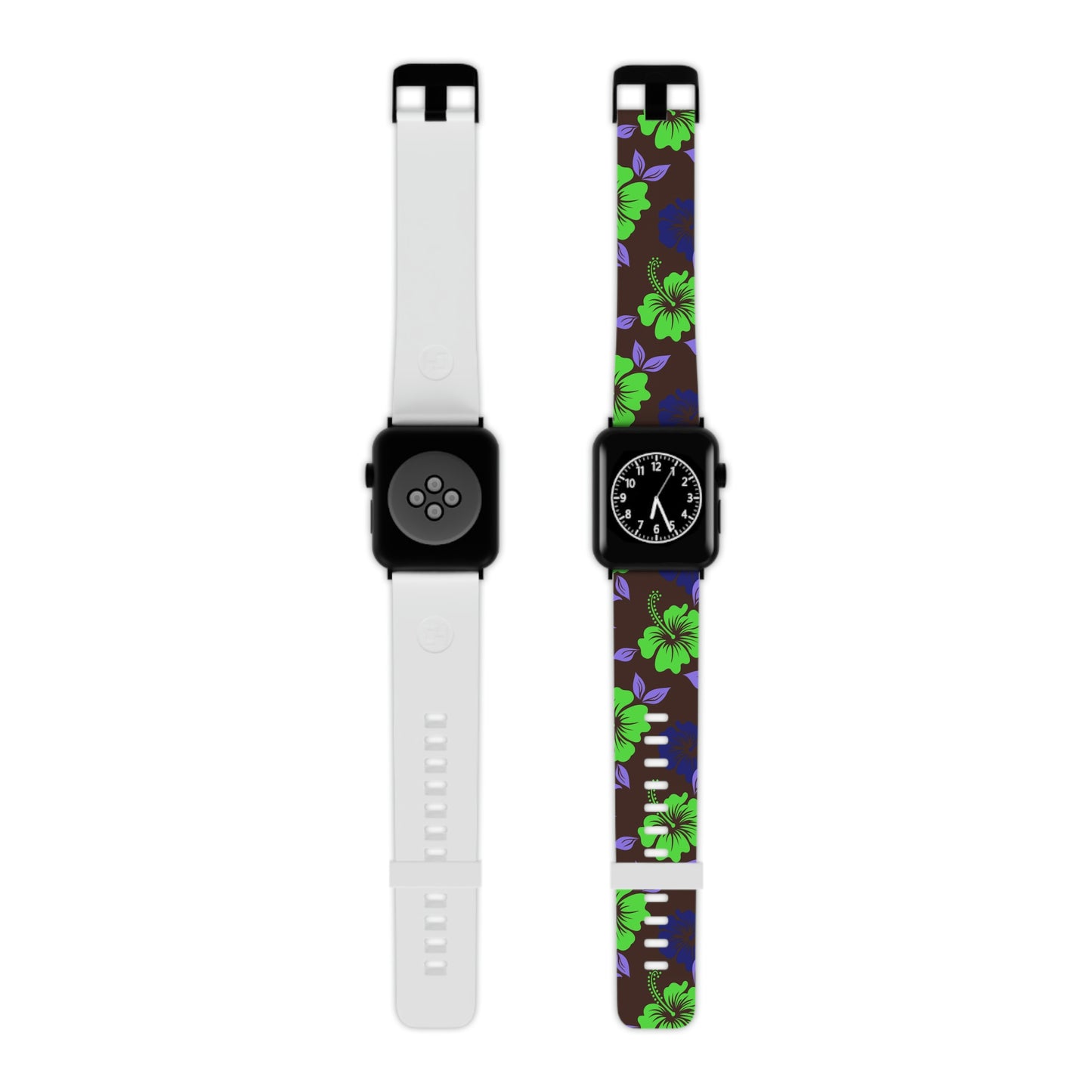 Brown Tropical Thermo Elastomer Watch Band for Apple Watch