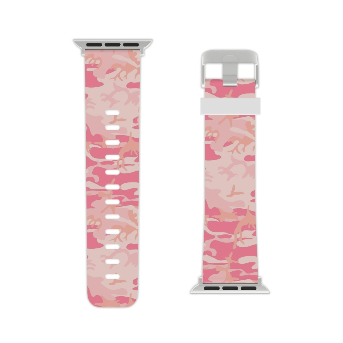 Pink Camo Thermo Elastomer Watch Band for Apple Watch