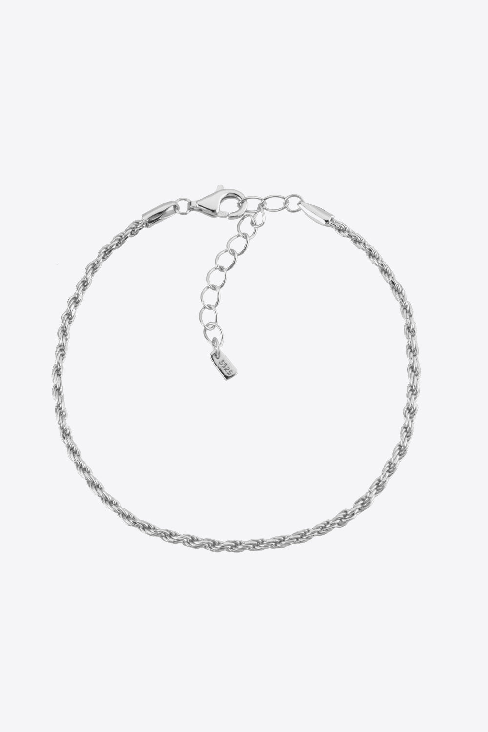 925 Sterling Silver Twisted Bracelet