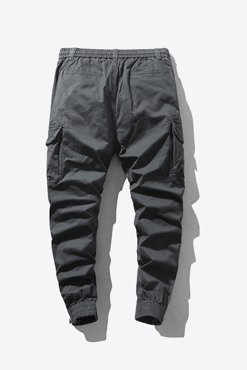 Drawstring Waist Cargo Jogger Pants