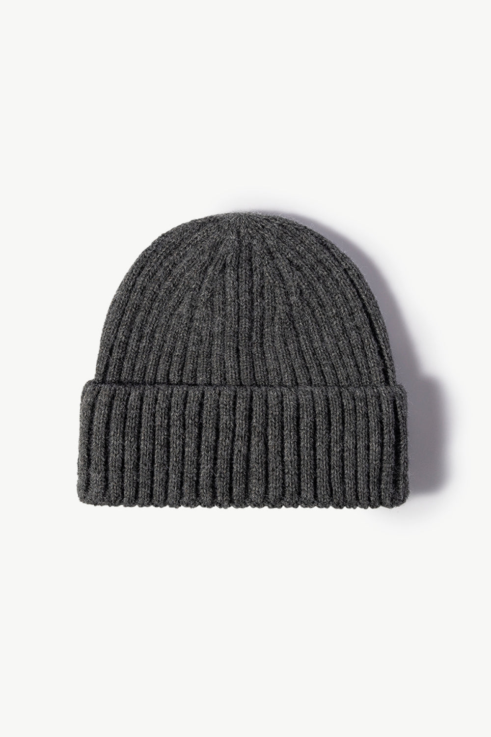 Rib-Knit Cuff Beanie