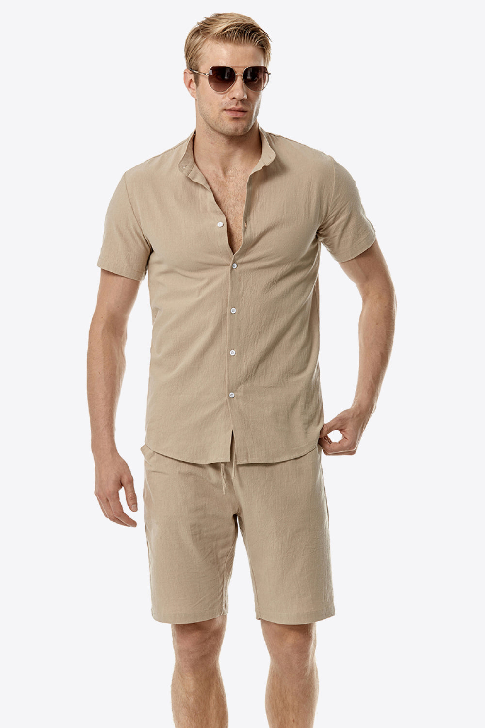 Short Sleeve Shirt and Shorts Set