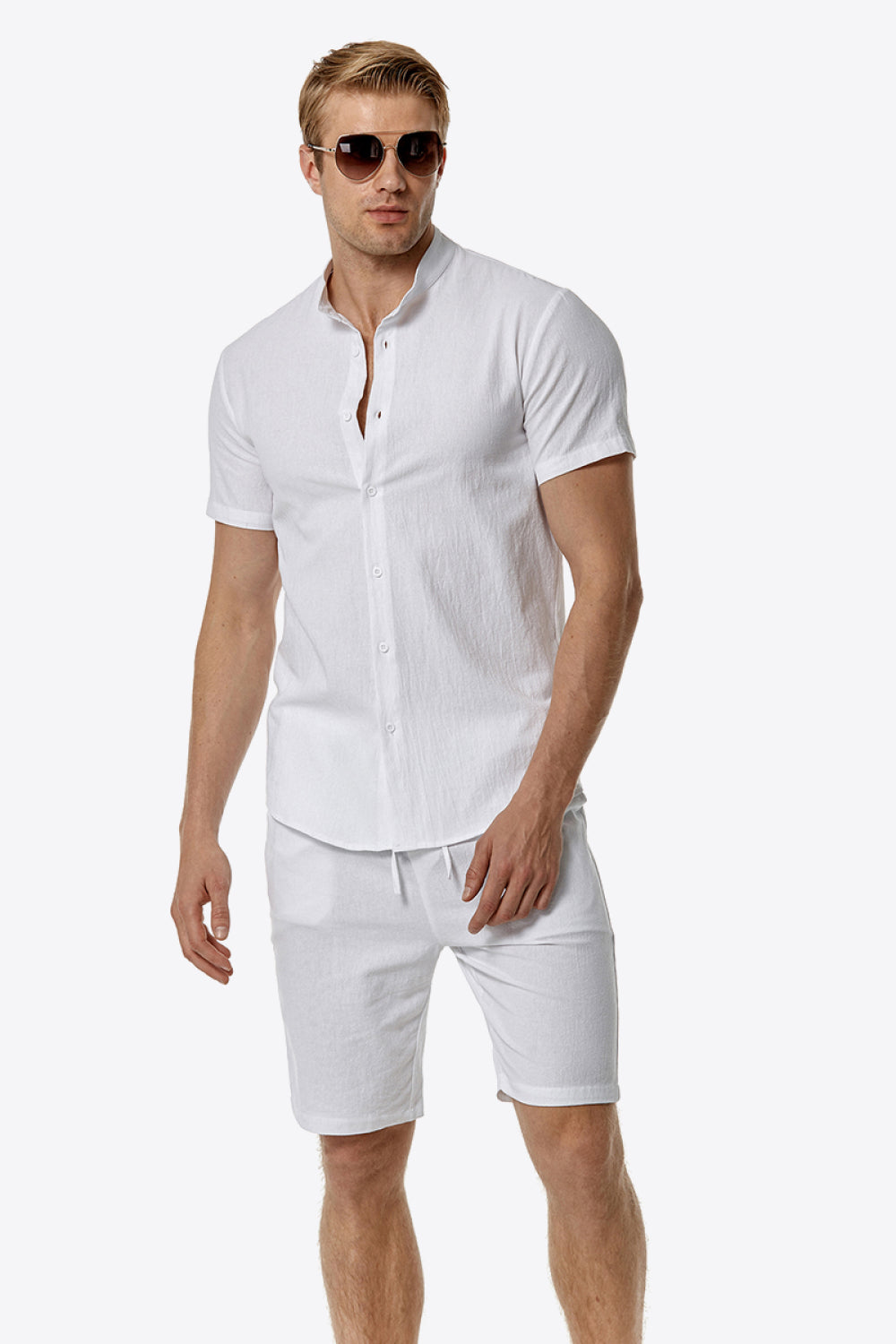 Short Sleeve Shirt and Shorts Set