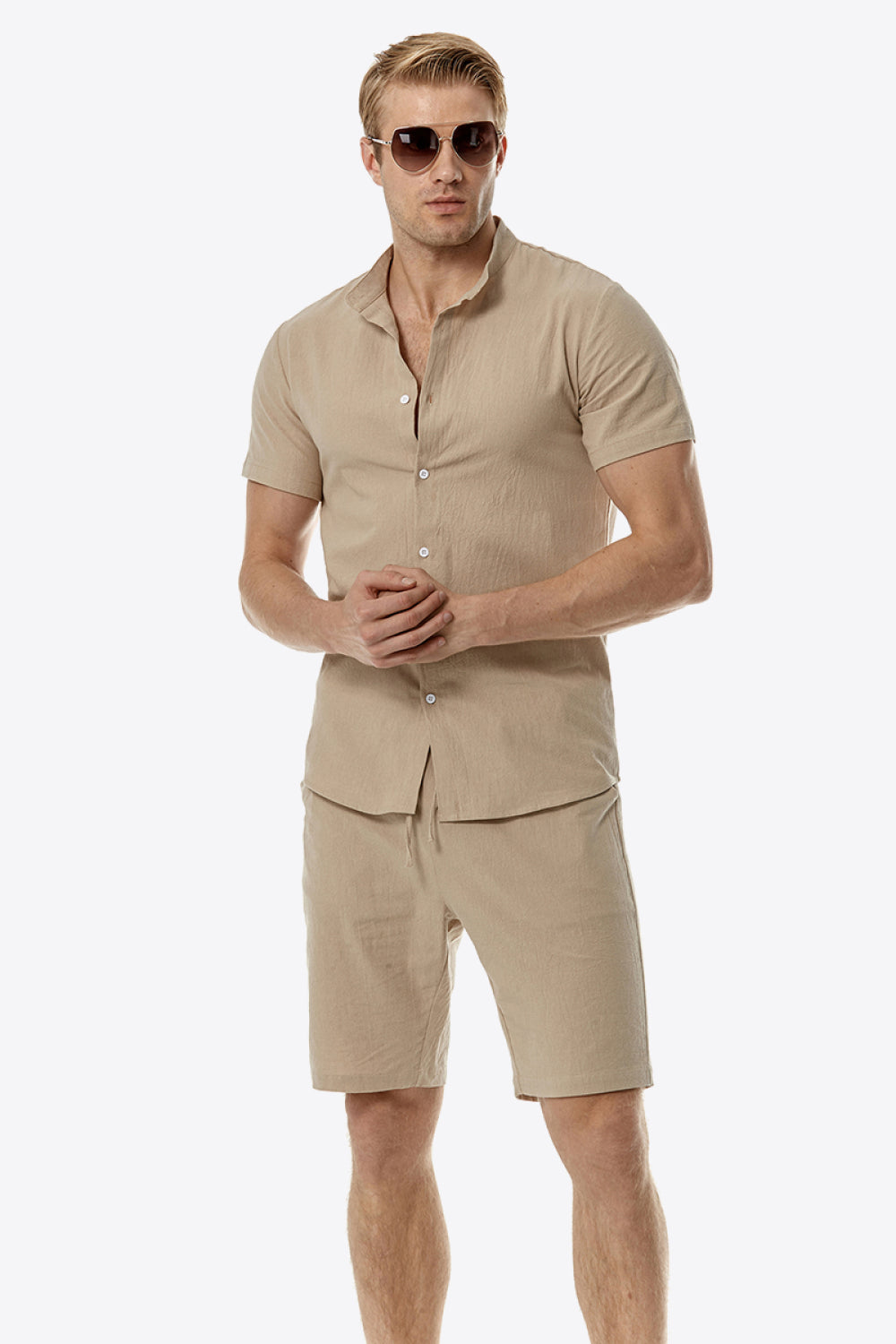 Short Sleeve Shirt and Shorts Set