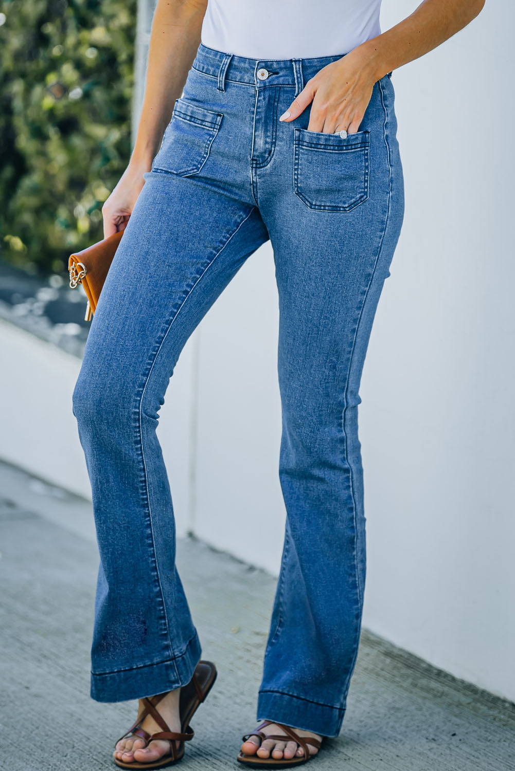 Flare Jeans with Pockets