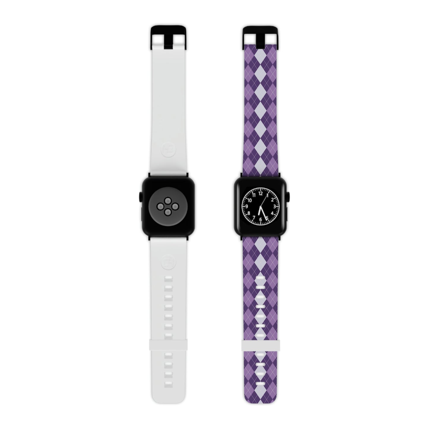 Purple Argyle Apple Watch Band