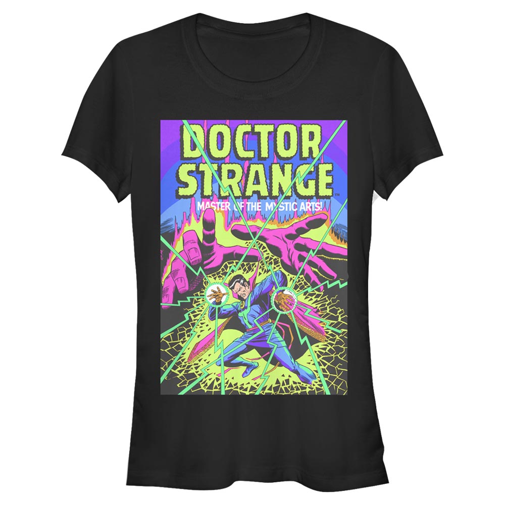 Junior's Marvel Strange Glow T-Shirt