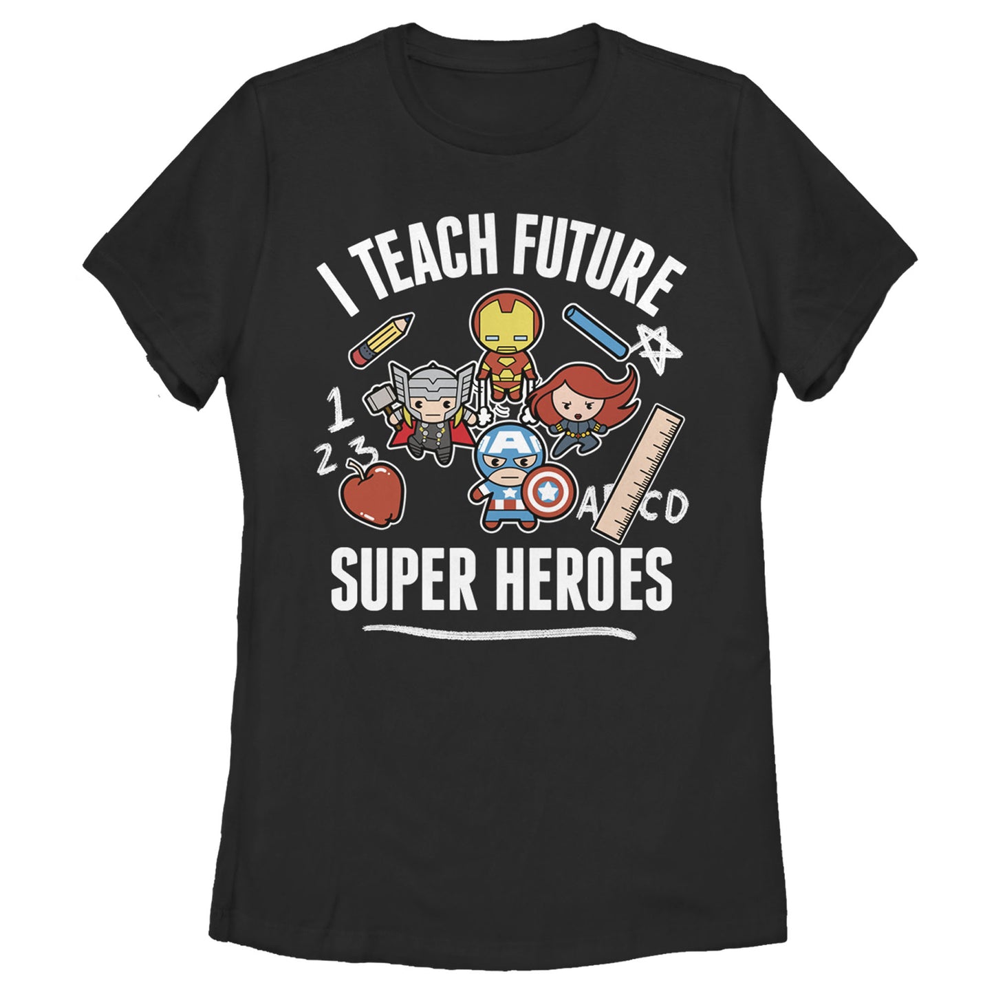 Women's Marvel Teach Future Supers T-Shirt