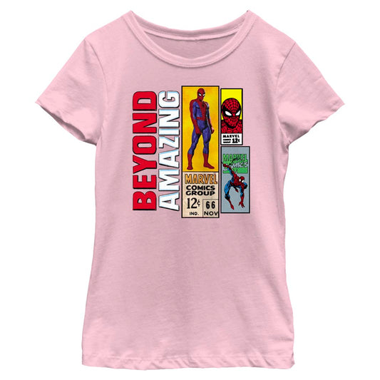 Girl's Marvel Spider-Man Beyond Amazing SPIDEY TWELVE CENTS T-Shirt