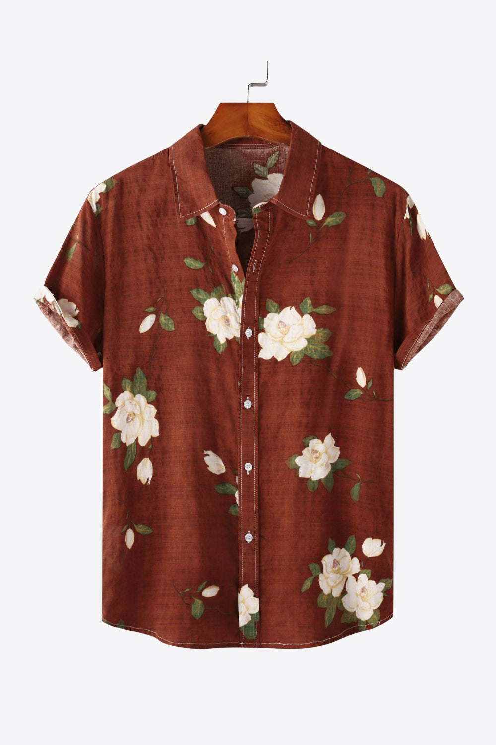 Floral Button Front Shirt