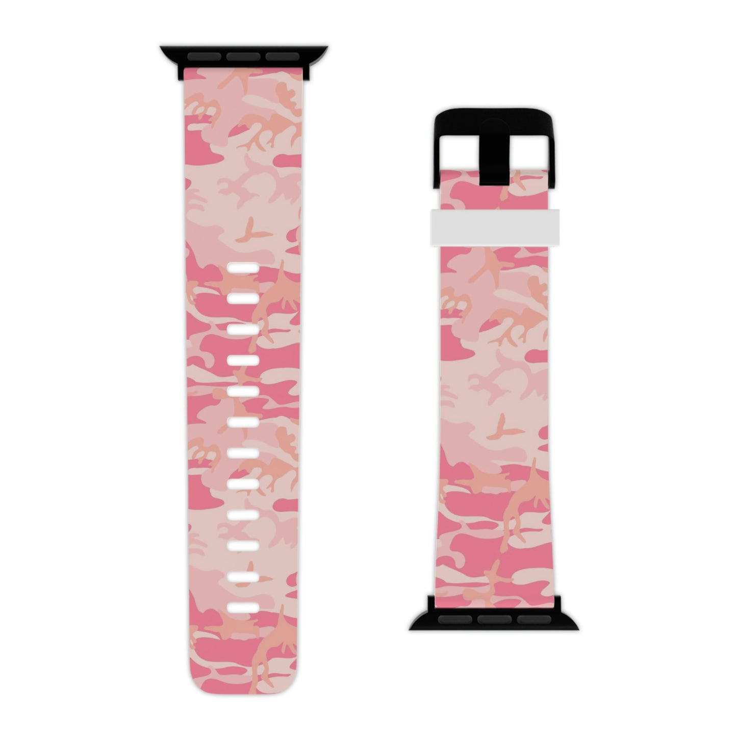 Pink Camo Thermo Elastomer Watch Band for Apple Watch