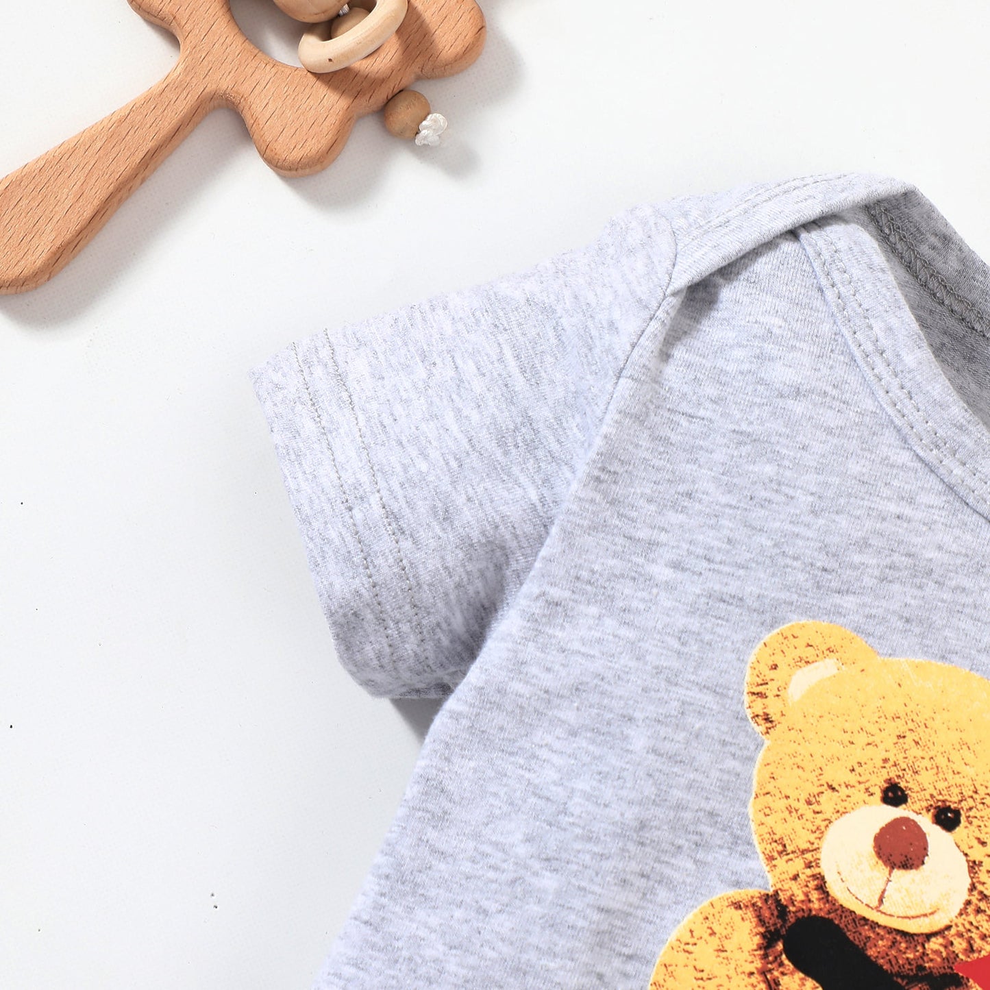 Baby Bear Graphic Short Sleeve Bodysuit