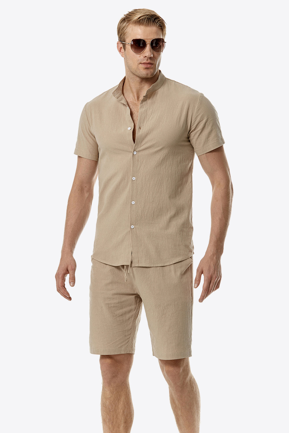 Short Sleeve Shirt and Shorts Set