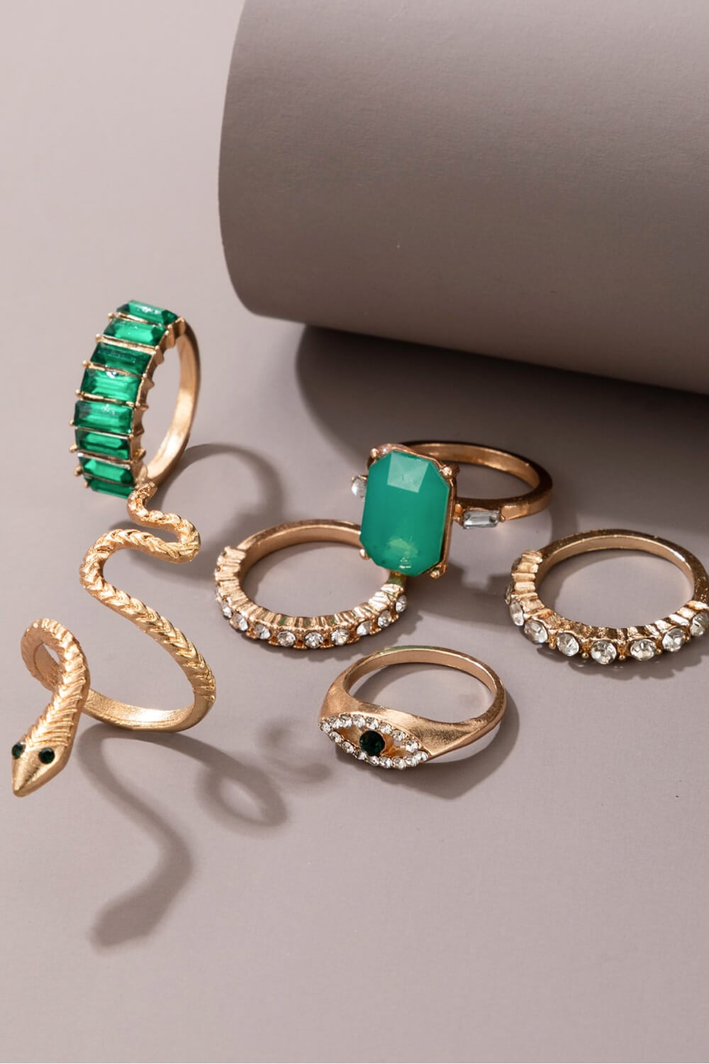 Modern 6-Piece Ring Set