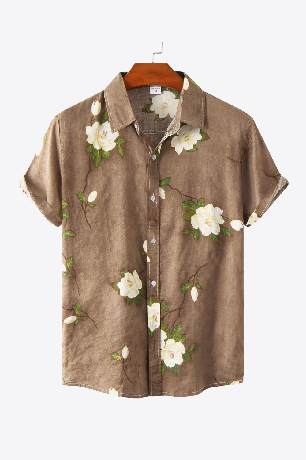 Floral Button Front Shirt