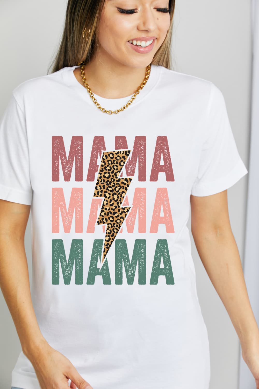 Simply Love Full Size MAMA Graphic Cotton T-Shirt