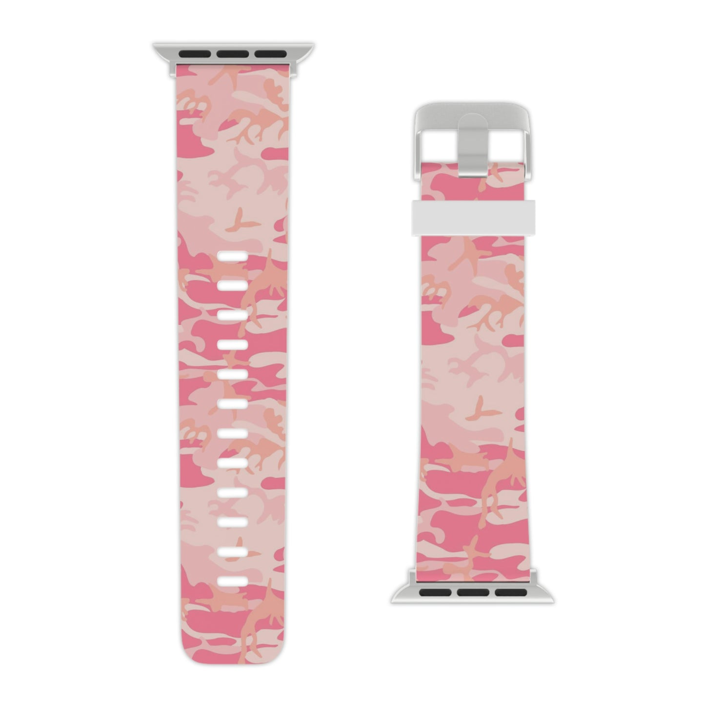 Pink Camo Thermo Elastomer Watch Band for Apple Watch