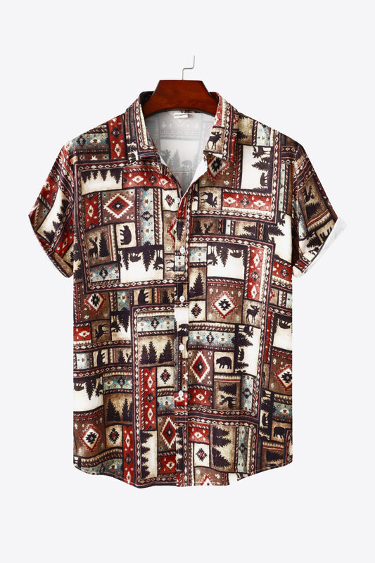 Printed Short Sleeve Shirt