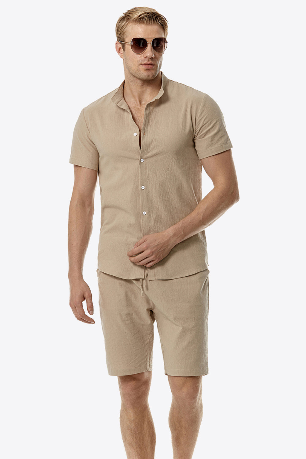 Short Sleeve Shirt and Shorts Set