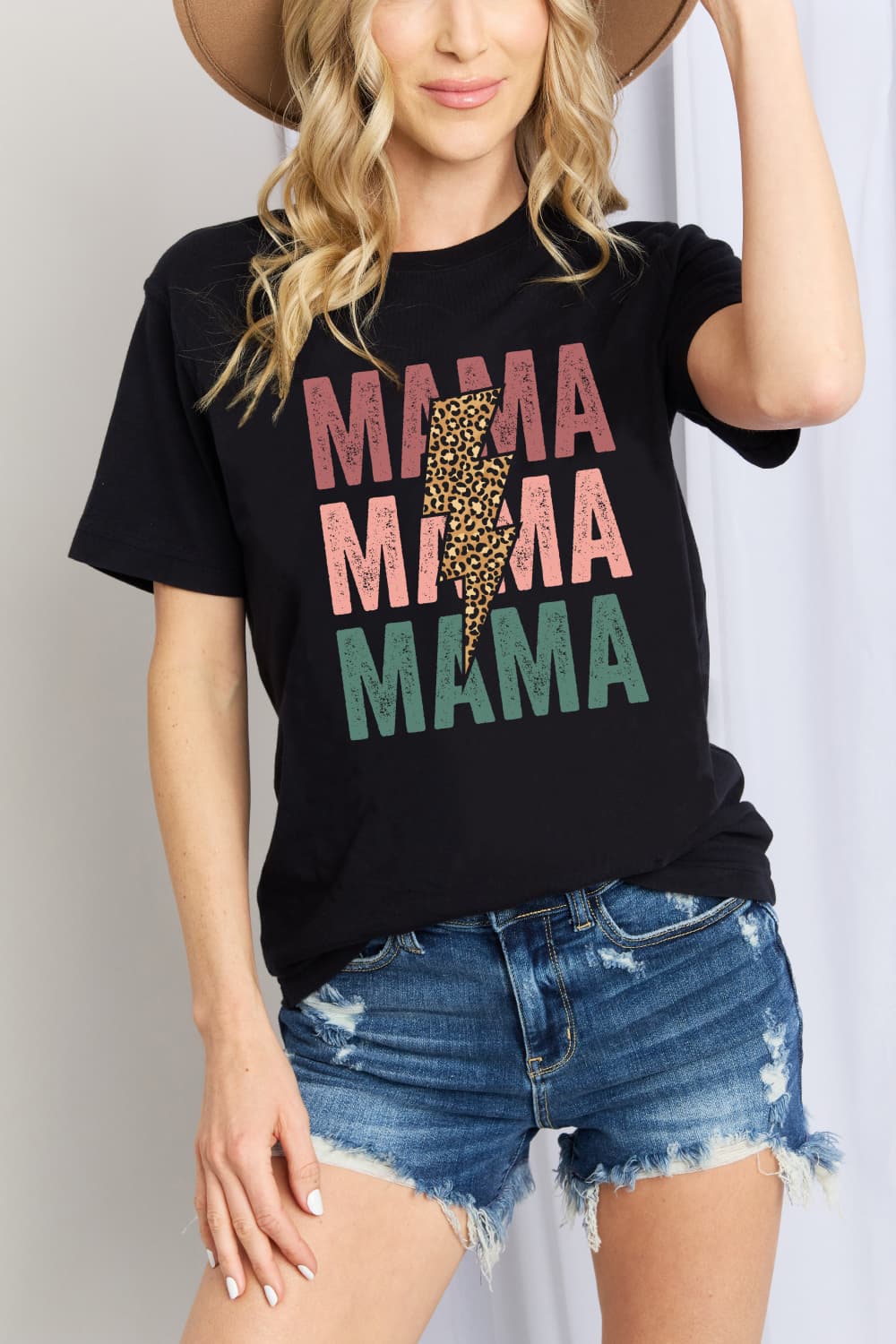 Simply Love Full Size MAMA Graphic Cotton T-Shirt