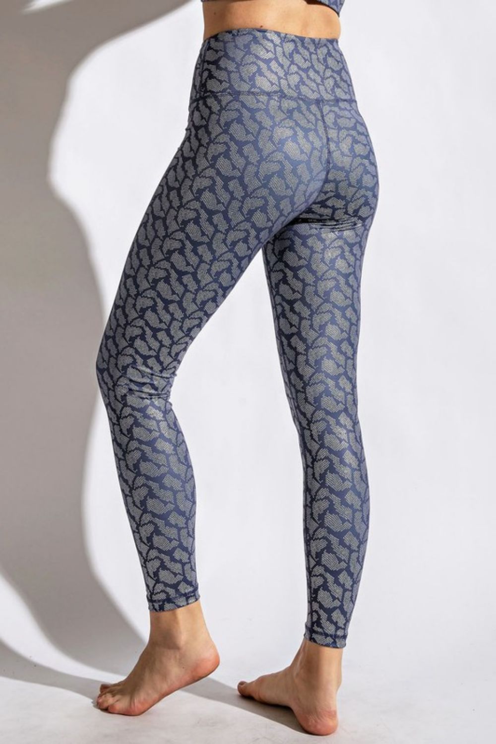 Rae Mode Full Size Printed High-Rise Yoga Leggings